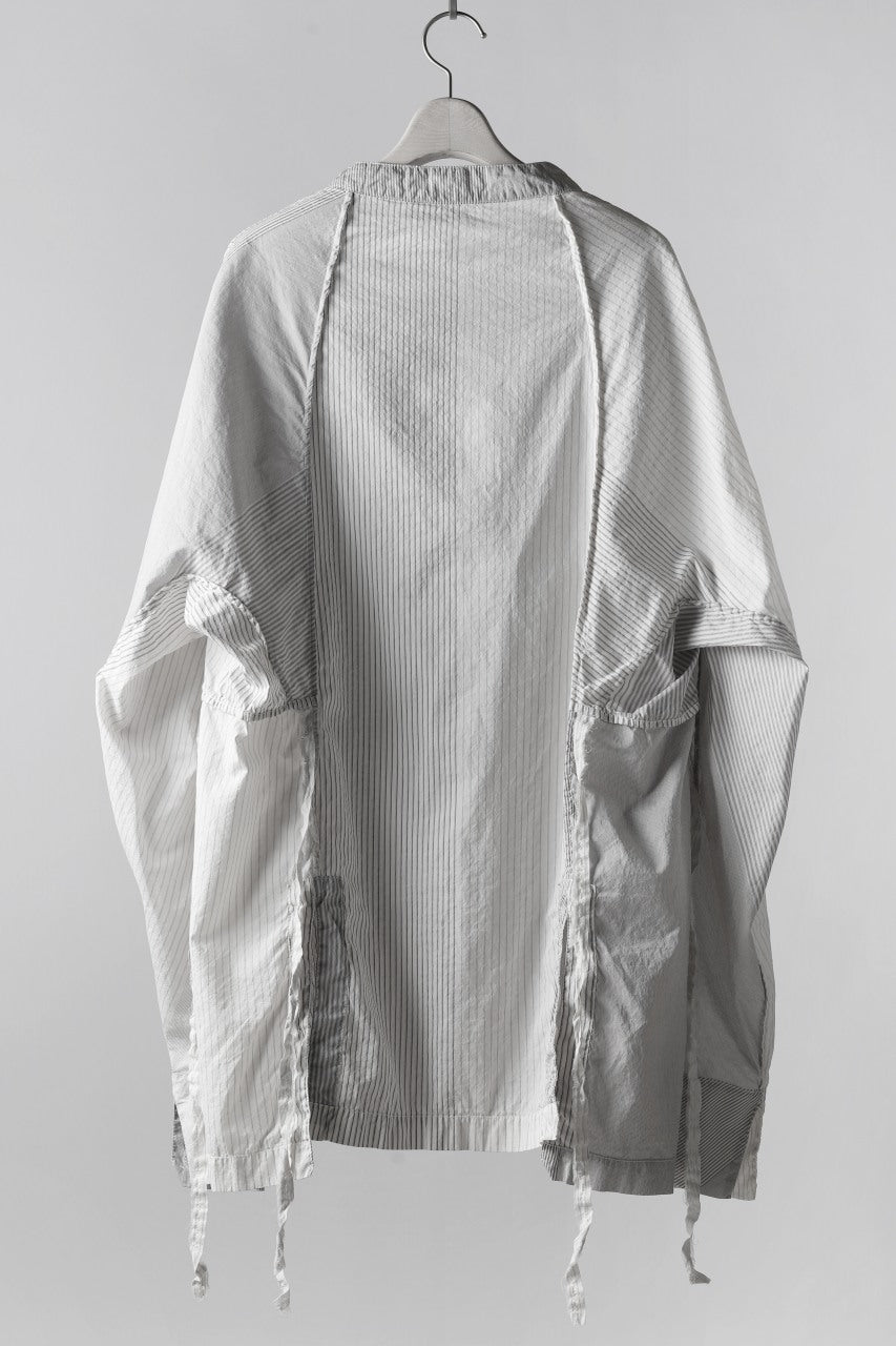 画像をギャラリービューアに読み込む, un-namable Mad Dolman Shirt #2 / Silky Cotton Stripe (NATURAL)