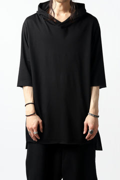 Load image into Gallery viewer, A.F ARTEFACT RELAX HOODIE TOPS / COTTON JERSEY (BLACK)
