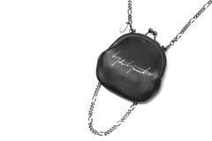 Load image into Gallery viewer, Yohji Yamamoto DISCORD COIN WALLET NECKLACE (BLACK)