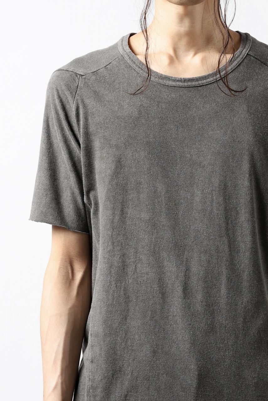 A.F ARTEFACT MULTI PANELED T-SHIRT / DYED COTTON JERSEY (GREY)