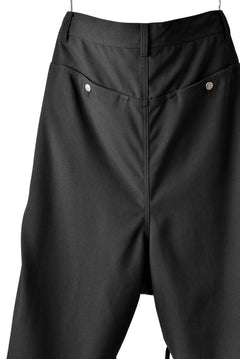 画像をギャラリービューアに読み込む, N/07 exclusive Three Dimensional Wide Pants Tuck/Dart Detail (BLACK)