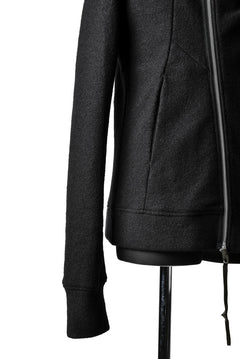 画像をギャラリービューアに読み込む, N/07 Wrap Hooded Jacket / Woolring Fleece (BLACK)