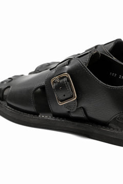 画像をギャラリービューアに読み込む, sus-sous sandal shoes / italy oiled cow leather *hand dyed (BLACK BROWN)