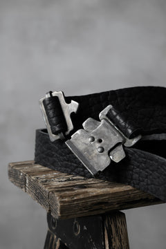 画像をギャラリービューアに読み込む, ierib exclusive detachable buckle belt / bull onepiece (BLACK)