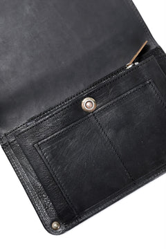 Load image into Gallery viewer, ierib Removal Long Wallet / Guidi Fiore (BLACK)