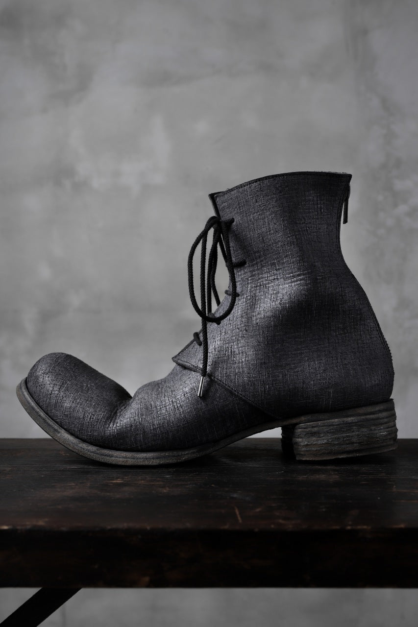 Load image into Gallery viewer, Portaille exclusive Lace Upped Back Zip Middle Boots (BABELE by TEMPESTI / NERO)