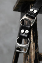Load image into Gallery viewer, incarnation CALF LEATHER D-RING BELT #3 (BLACK)