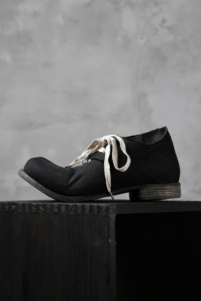Load image into Gallery viewer, Portaille exclusive PL20 Derby Shoes (Vintage Military Tent Remake / OVER DYED BLACK)