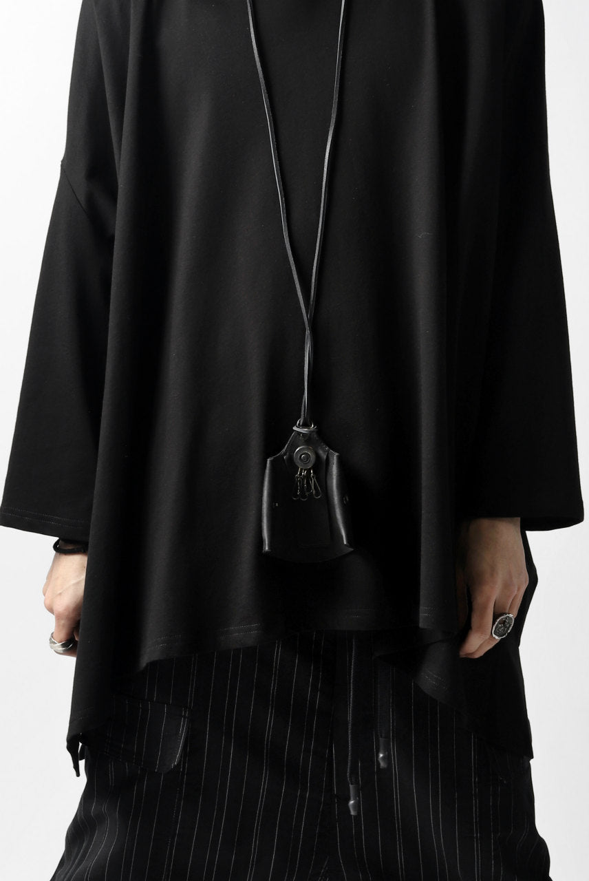 Load image into Gallery viewer, Portaille &quot;Atelier Made&quot; exclusive NECK KEY CASE / PUEBLO by Badalassi Carlo (BLACK)