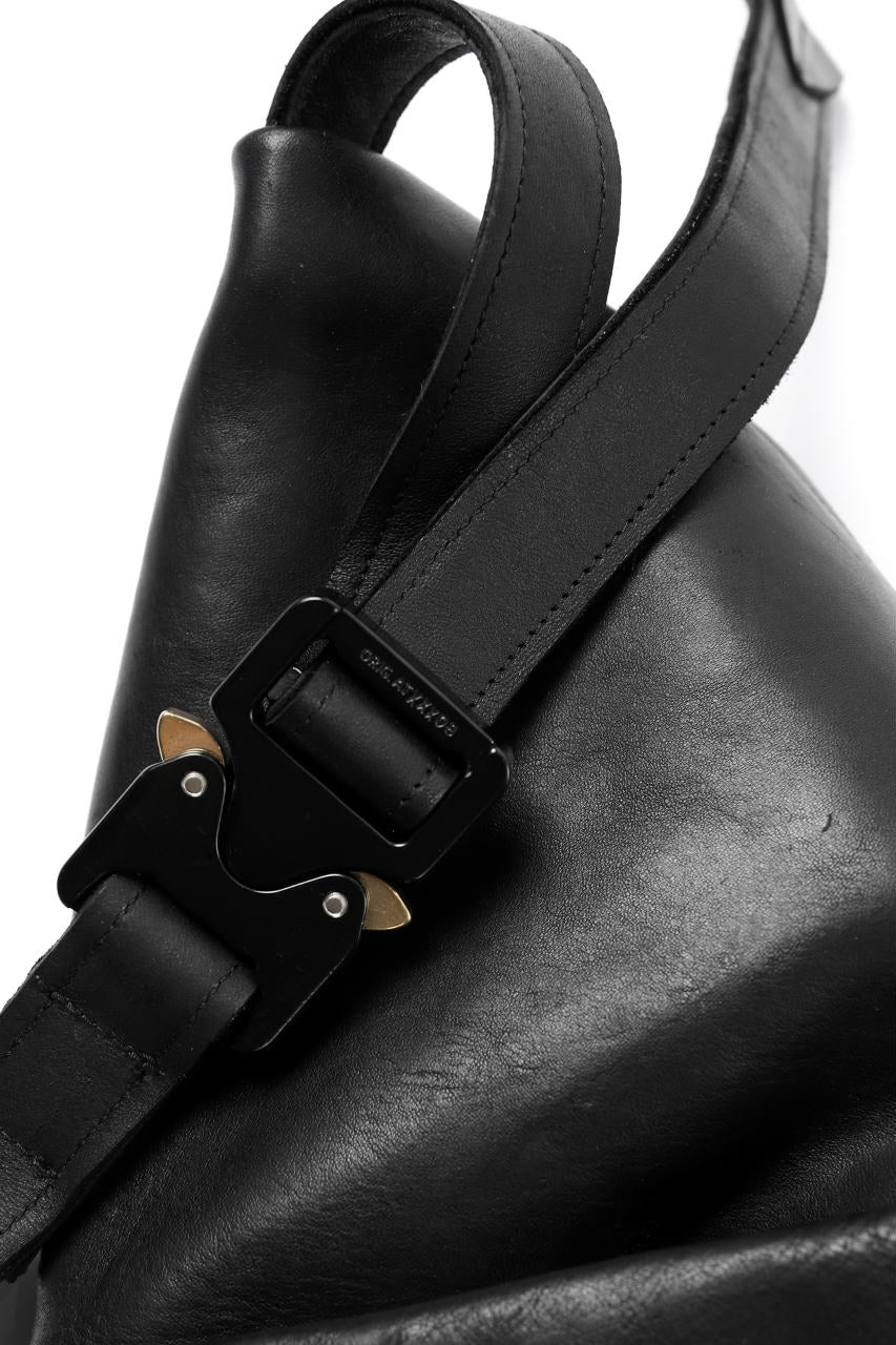 LEON EMANUEL BLANCK DISTORTION DEALER BAG / GUIDI HORSE LEATHER (BLACK)