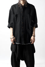 Load image into Gallery viewer, A.F ARTEFACT exclusive ENGINEER SHIRT-JKT / LOW COUNT DENIM (BLACK)