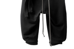 Load image into Gallery viewer, A.F ARTEFACT exclucive TUCKED VOLUME WIDE PANTS / L.WEIGHT SWEAT (BLACK)