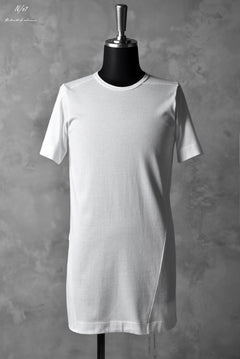 Load image into Gallery viewer, N/07 &quot;MAUSK Detail&quot; ASSORTMENT JERSEY T-SHIRT (WHITE×WHITE)