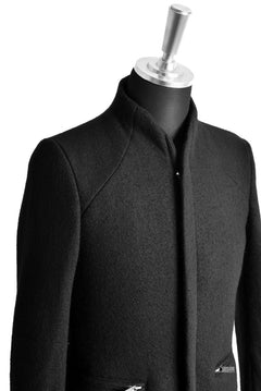 Load image into Gallery viewer, N/07 Padded Middle Coat / Wool-filling (BLACK)