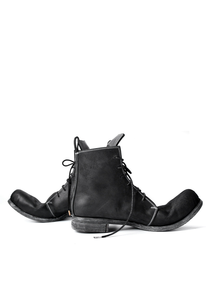 N/07 Laced Mid Boots / Cordovan full grain (BLACK)