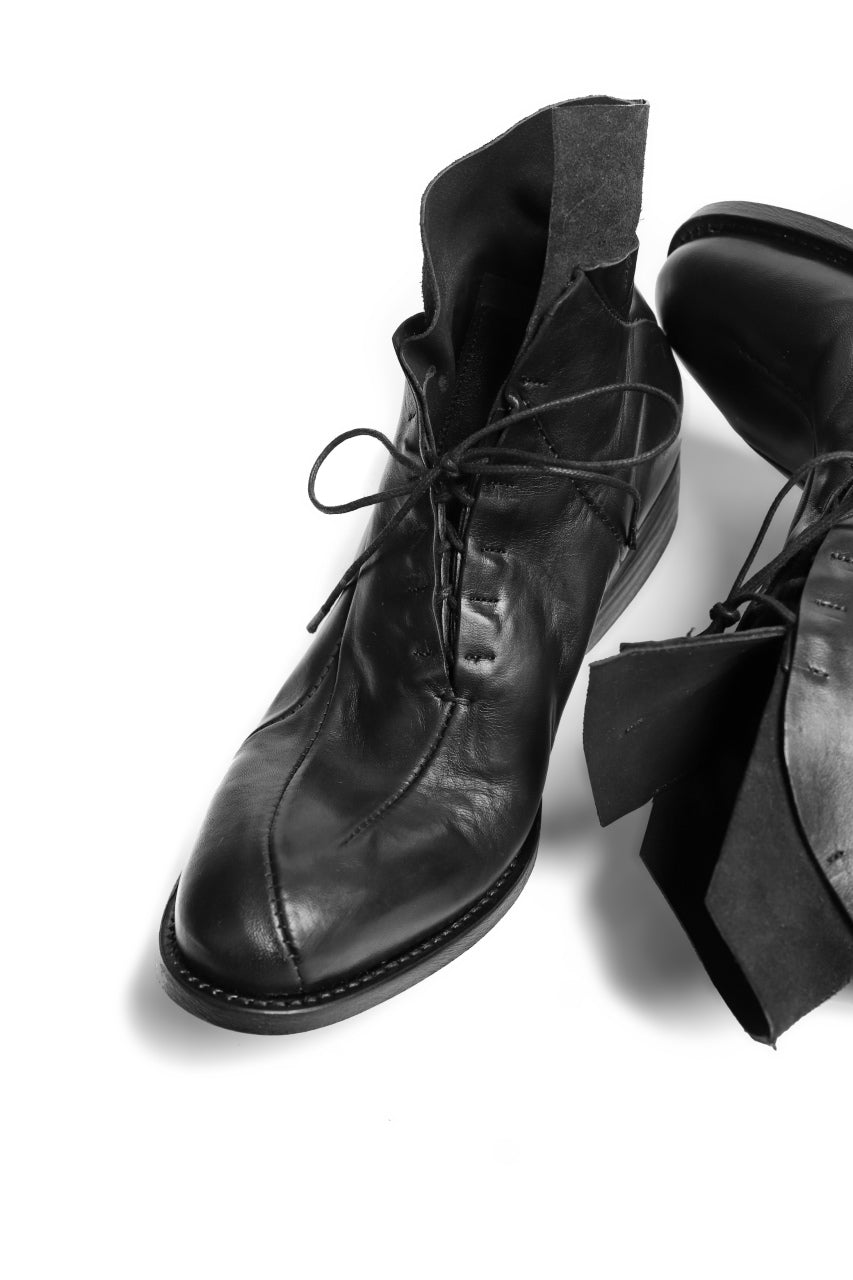 LEON EMANUEL BLANCK DISTORTION POINTED DERBY / GUIDI HORSE LEATHER (BLACK)