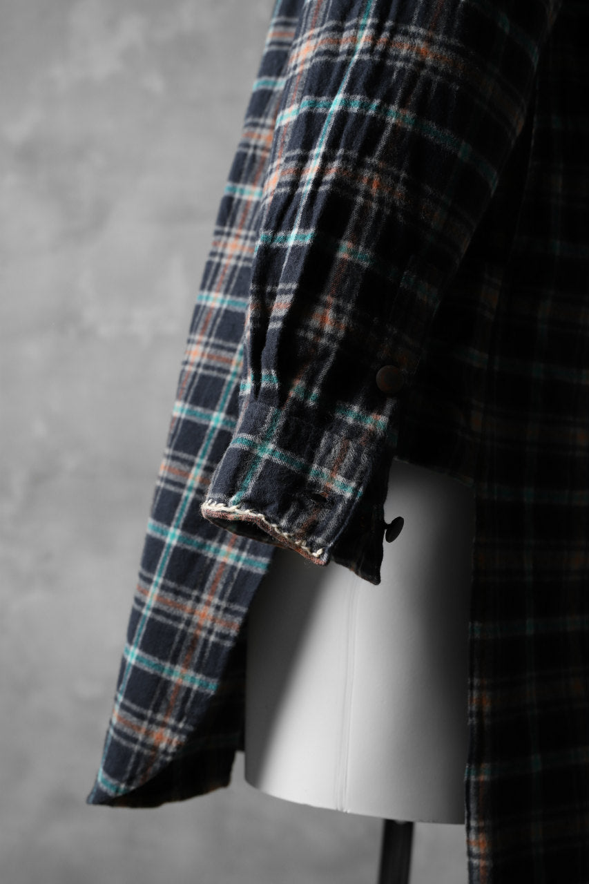 daska "JOHAN" plaid shirt / flannel (sumi dyed check)