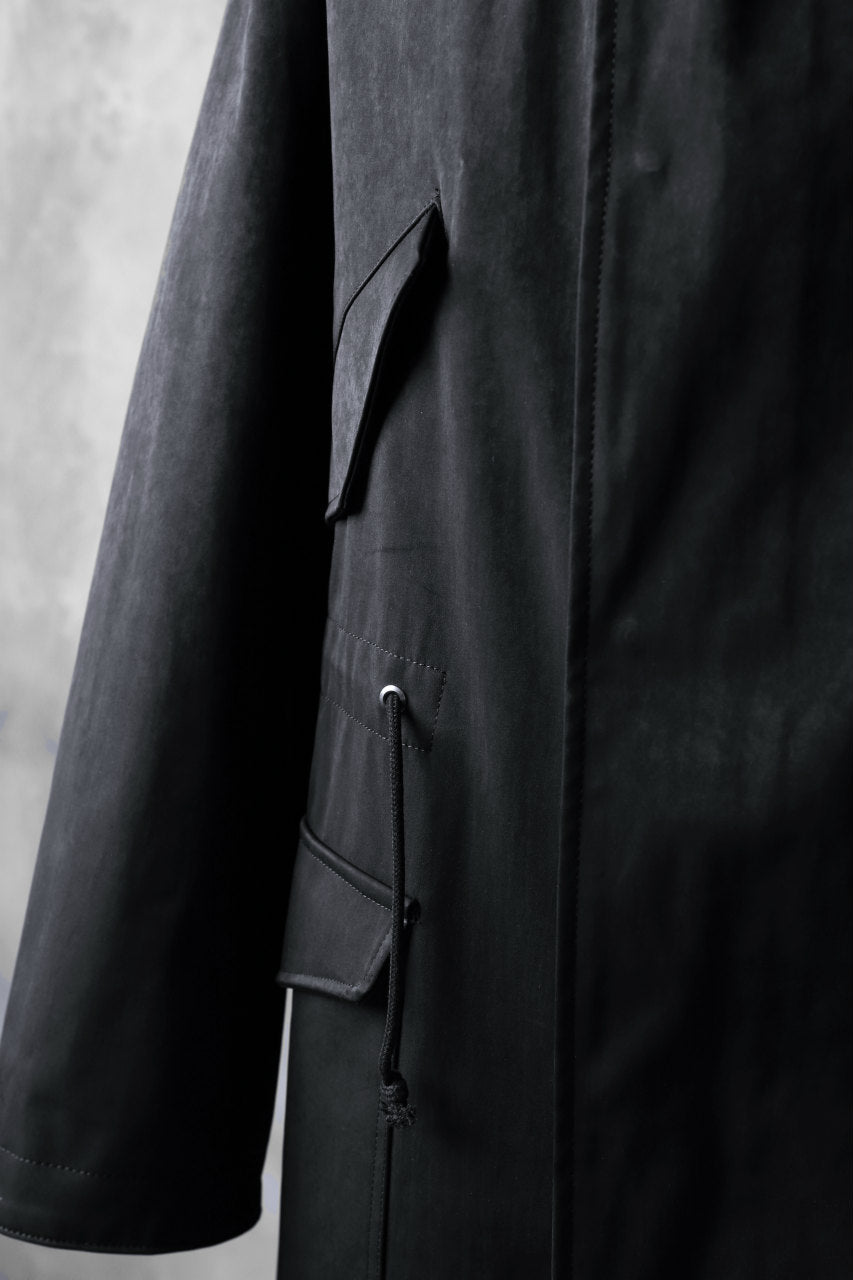 COLINA M-1948 HOOD PARKA COAT / HIGH DENSITY MILICLOTH (BLACK)の 