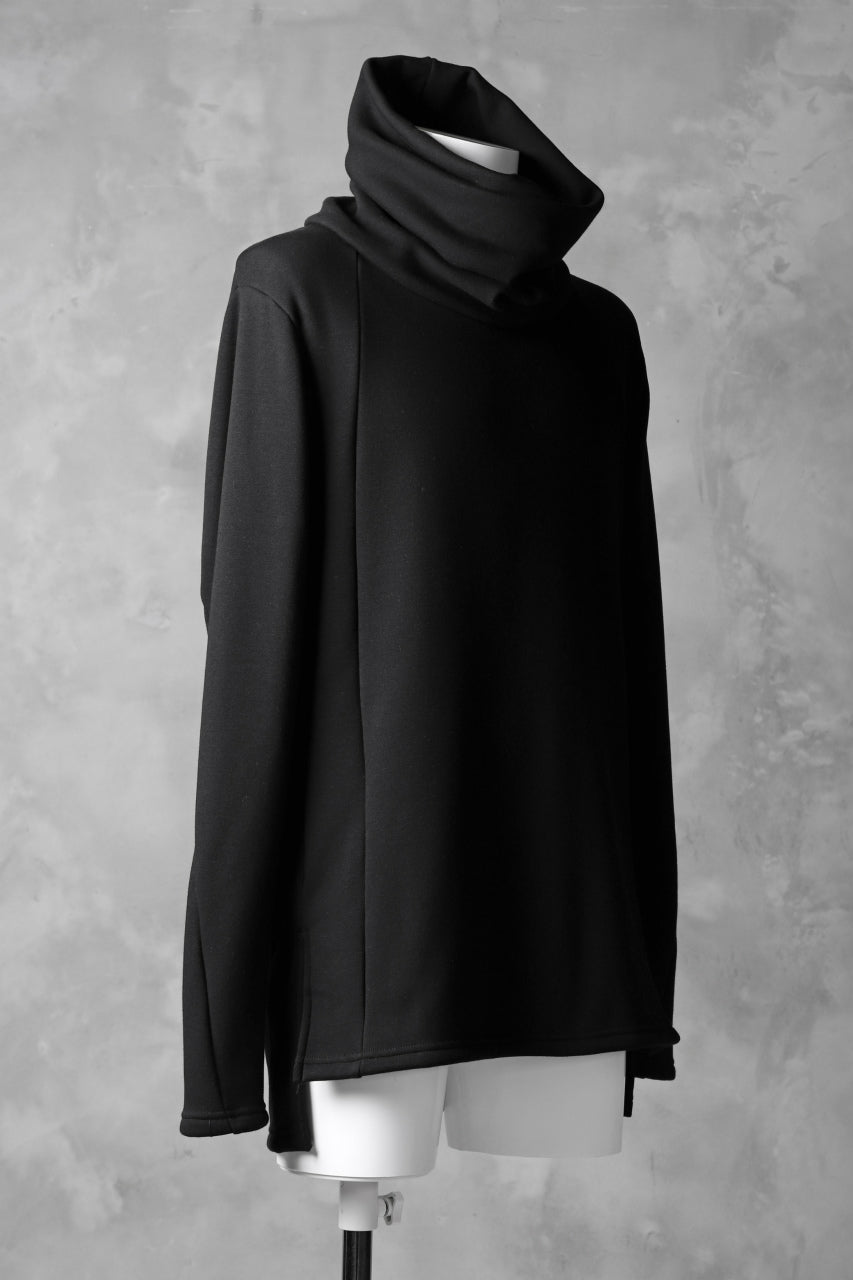 Load image into Gallery viewer, A.F ARTEFACT exclusive BomberHEAT® DRAPED HIGH NECK TOPS (BLACK)