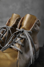 画像をギャラリービューアに読み込む, DIMISSIANOS &amp; MILLER high ankle shoes / transparent natural yak leather (NATURAL)