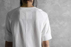 Load image into Gallery viewer, KLASICA LEWIN CLASSIC H/S CUT &amp; SEWN / DRY TWILL JERSEY (WHITE)