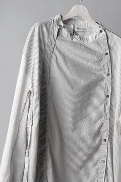 画像をギャラリービューアに読み込む, un-namable Mad Dolman Shirt #2 / Silky Cotton Stripe (NATURAL)