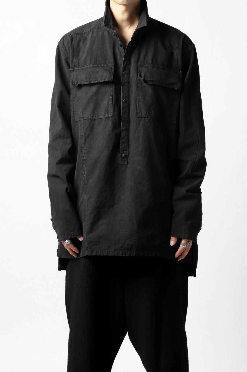 A.F ARTEFACT SWITCHING SHIRTS PULLOVER (BLACK)