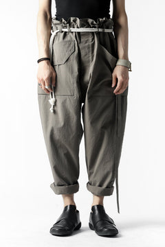 画像をギャラリービューアに読み込む, ISAMU KATAYAMA BACKLASH WIDE TAPERED PANTS / SALT SHRINKAGE TYPEWRITER CLOTH