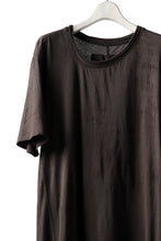 Load image into Gallery viewer, RUNDHOLZ DIP DISTORTED NECK T-SHIRT / DYED L.JERSEY (RUST)