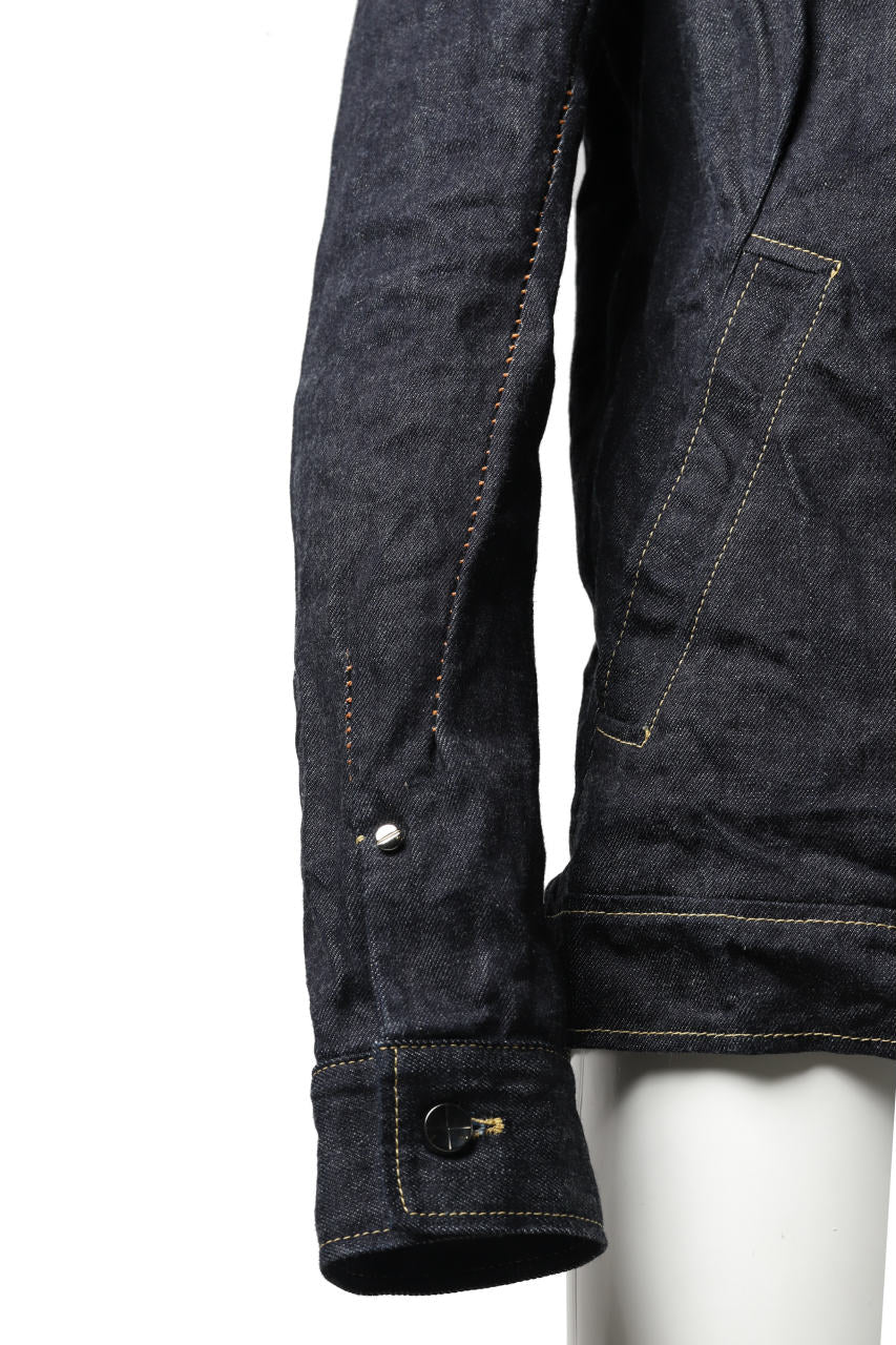 Load image into Gallery viewer, incarnation SELVEDGE JEAN JACKET / ONE WASHED 12oz DENIM (INDIGO)