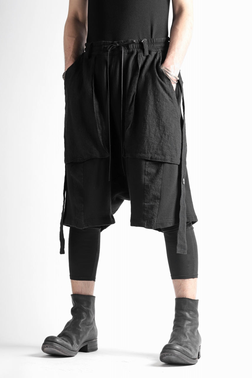 Load image into Gallery viewer, A.F ARTEFACT SWITCHING SHORTS / COMBI FABRICS (BLACK)