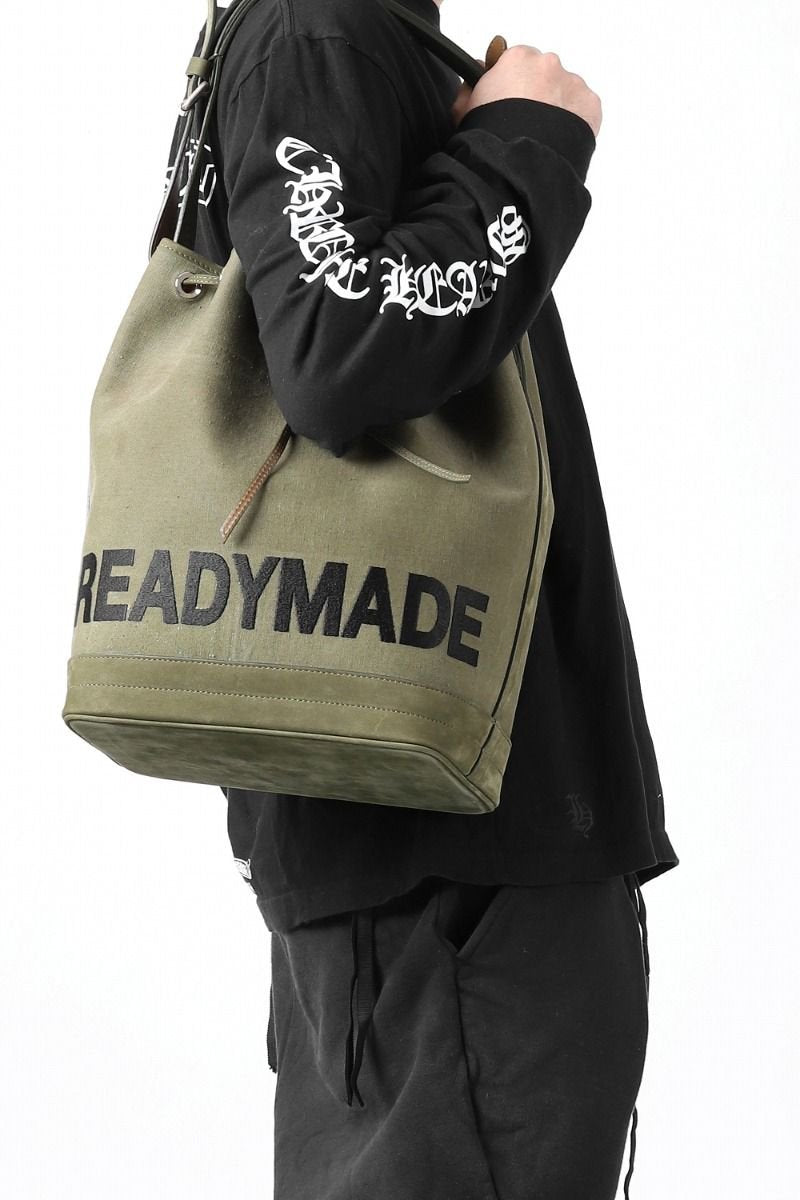 READYMADE DRAWSTRING BAG (KHAKI)