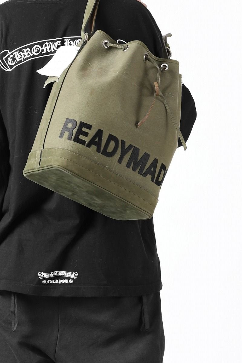 READYMADE DRAWSTRING BAG (KHAKI)