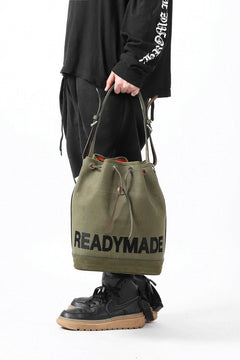 画像をギャラリービューアに読み込む, READYMADE DRAWSTRING BAG (KHAKI)