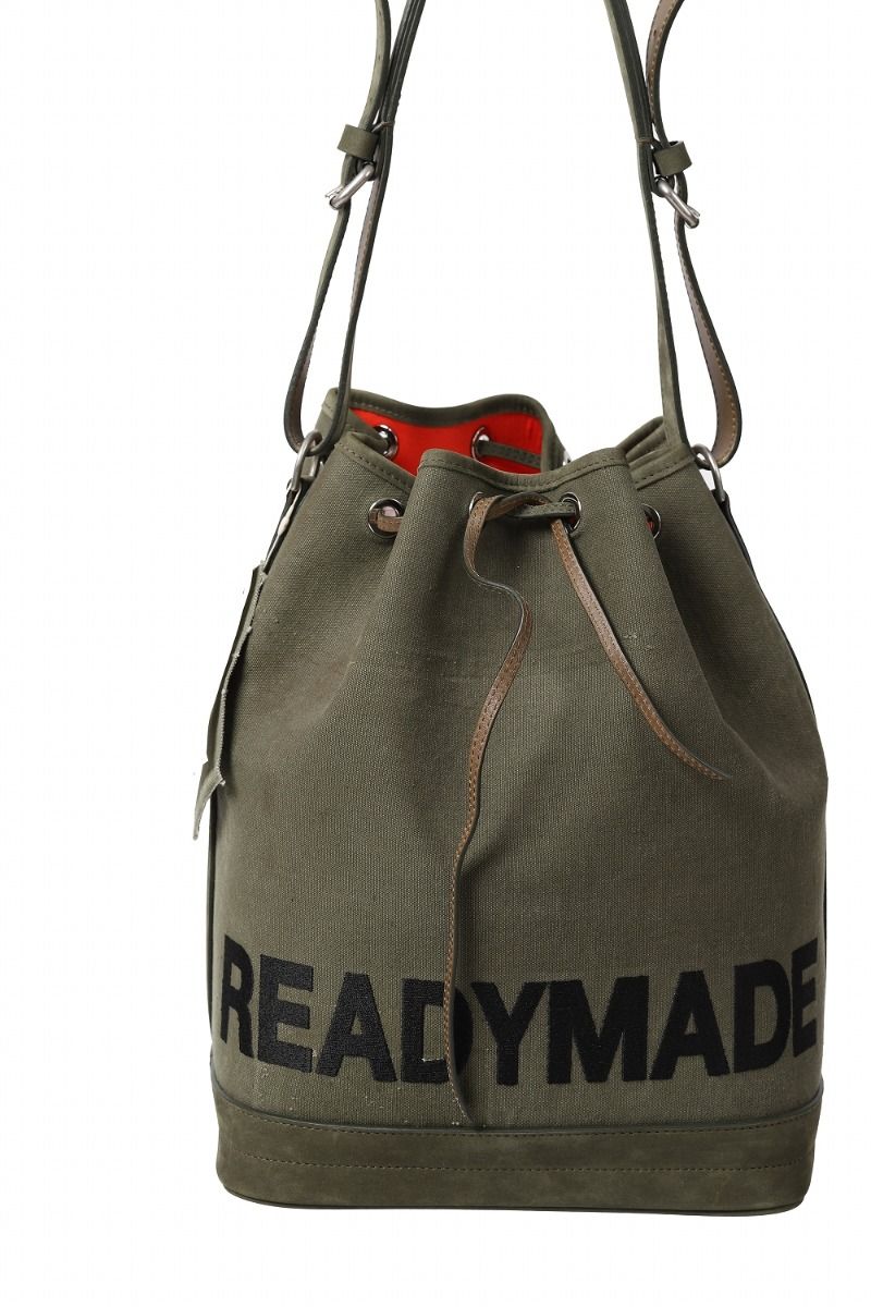 Load image into Gallery viewer, READYMADE DRAWSTRING BAG (KHAKI)