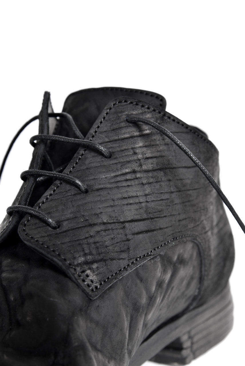 prtl x 4R4s exclusive Derby Shoes / CordovanSplit "No3-1M" (BLACK)