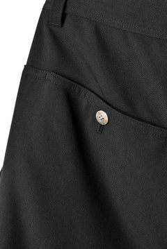 画像をギャラリービューアに読み込む, N/07 exclusive Three Dimensional Wide Pants Tuck/Dart Detail (BLACK)