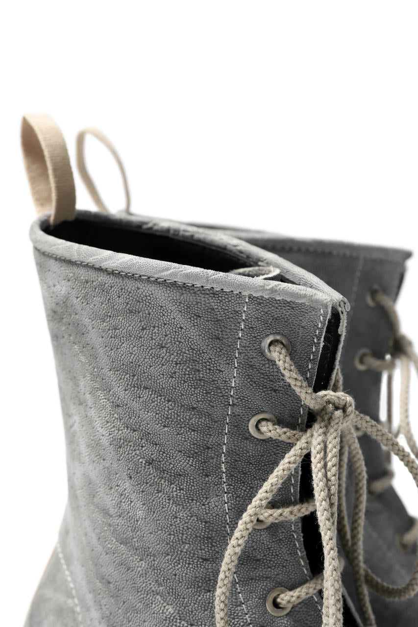 ierib laced boots 6hole / tanned elephant (GREY)