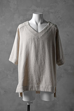 A.F ARTEFACT exclusive TUNICA TOPS [Cotton-Linen/Plain Weave]