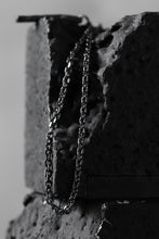 Load image into Gallery viewer, GASPARD HEX Glyphic Pendant oxidized bronze / 60cm chain