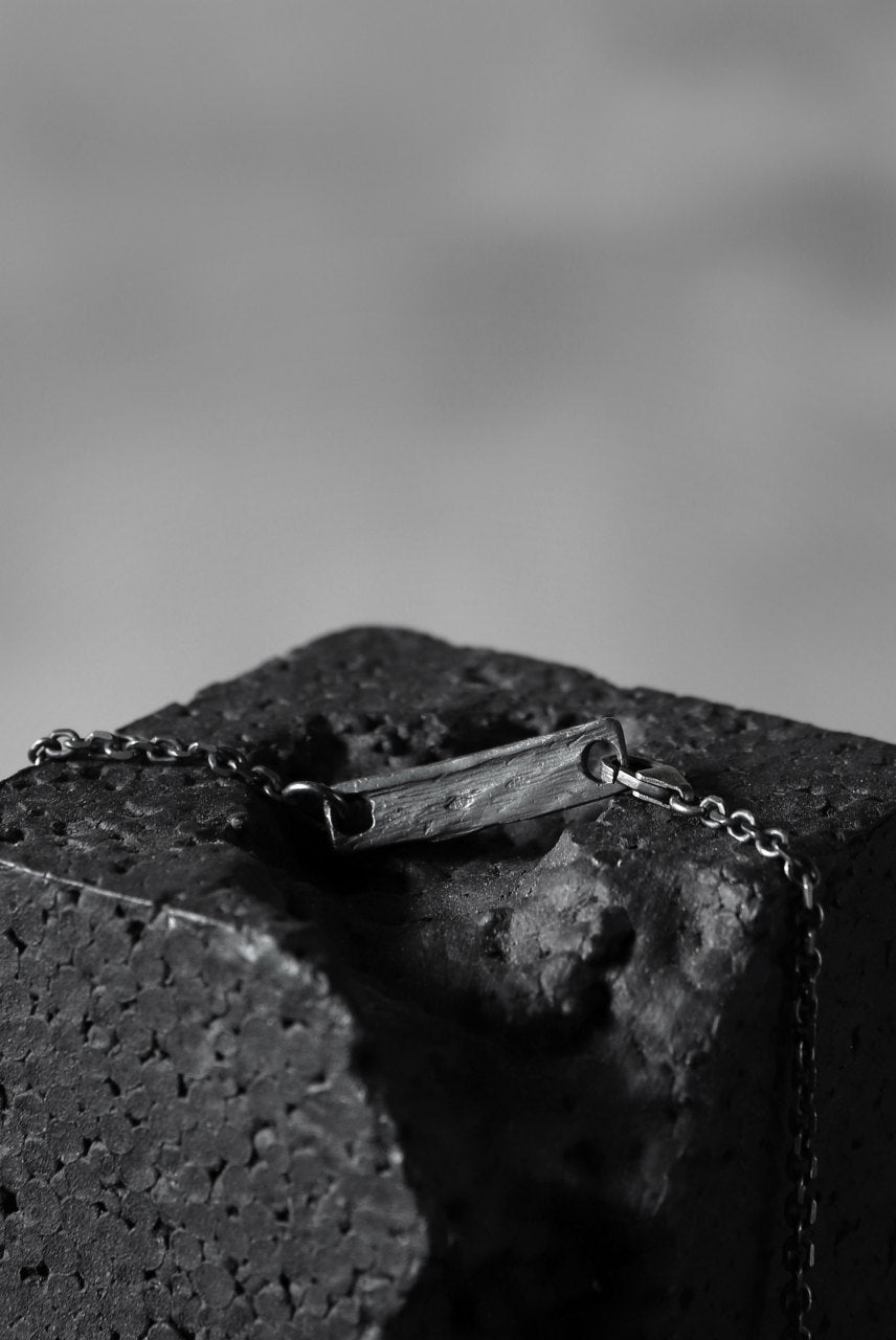 Load image into Gallery viewer, GASPARD HEX Meteorite Pendant with White Diamond / 60cm chain