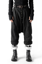 Load image into Gallery viewer, _vital sarouel wide layered pants / organic twill+texture print