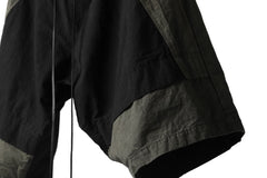 Load image into Gallery viewer, A.F ARTEFACT COMPOSITE PANEL SHORT PANTS(BLACK x KHAKI)