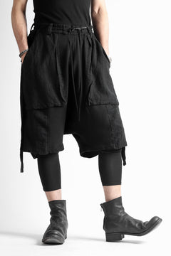 Load image into Gallery viewer, A.F ARTEFACT SWITCHING SHORTS / COMBI FABRIC (BLACK)