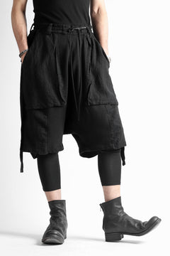 Load image into Gallery viewer, A.F ARTEFACT SWITCHING SHORTS / COMBI FABRICS (BLACK)