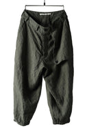 _vital exclusive covered pocket cropped pants / organic soft linen (苔/KHAKI)
