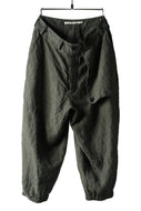 _vital exclusive covered pocket cropped pants / organic linen (苔/KHAKI)