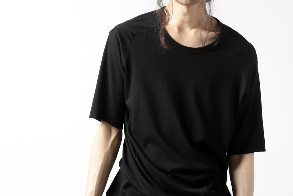 Load image into Gallery viewer, A.F ARTEFACT MULTI PANELED T-SHIRT / L.JERSEY (BLACK)