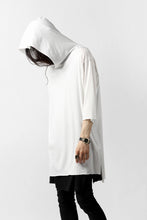 Load image into Gallery viewer, A.F ARTEFACT RELAX HOODIE TOPS / COTTON JERSEY (WHITE)