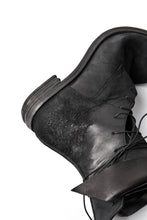 画像をギャラリービューアに読み込む, prtl x 4R4s exclusive Twisted Lace Boots / Cordovan full grain &quot;No4-5&quot; (BLACK)